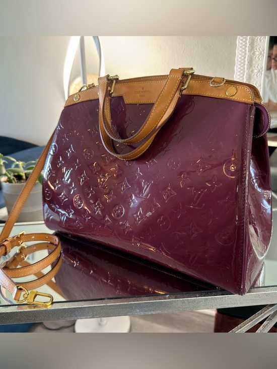 Louis Vuitton Handbags - *LIKE NEW* Louis Vuitton Brea GM in Amarante Monogram Vernis Bag